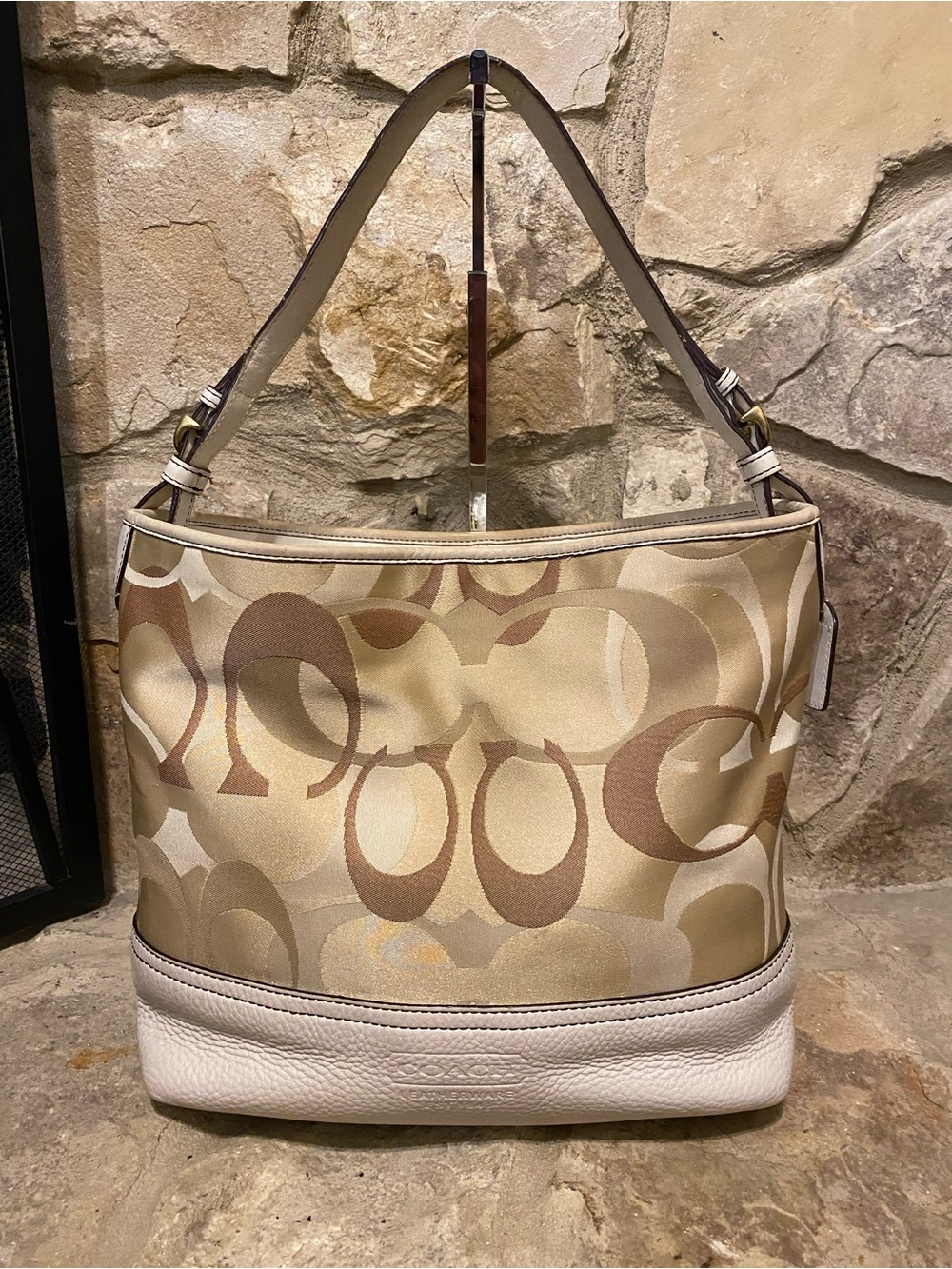 Coach Signature Optic tote